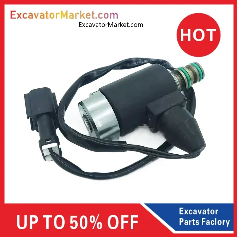 

For Komatsu Excavator Accessories Pc60-7 100 120-6 Distributor Rotary Pilot Safety Lock Solenoid Valve Excavator Parts