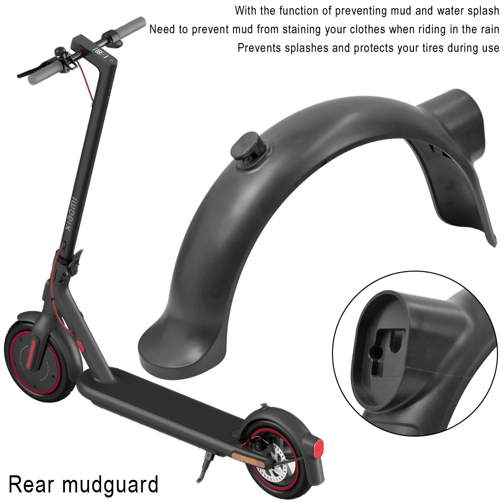 Rear Fender for Xiaomi 4Pro Electric Scooter Front Mudguard Tire Splash Proof Guard Wheel Lamp Waterproof Tyre Fender Taillight