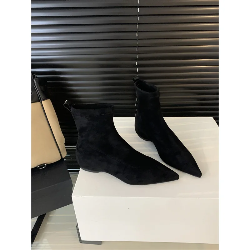 Schuhe med Fersen stiefel Gummi Leder Stoff Herde Rom Baumwolle gebundener Huf Damen Gummistiefel Schuhe Regen Leder Med Rom Huf h