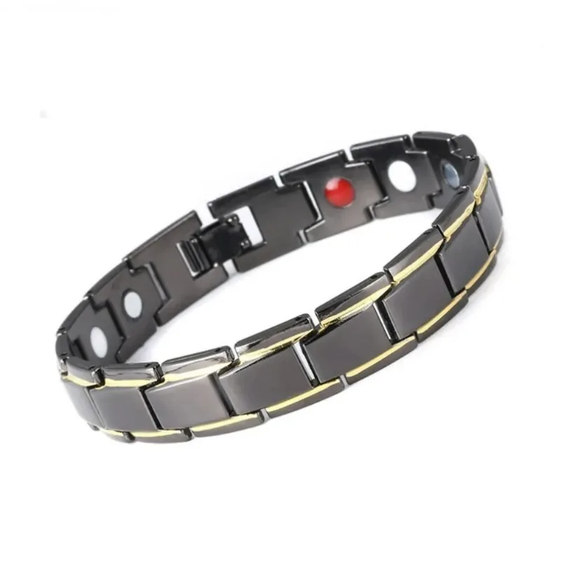 Trendy Stylish Men Strength Therapy Bracelet Adjustable Health Sleep Better Energy Bio Magnetic Bracelets Bangles for Male Gift - Image 3