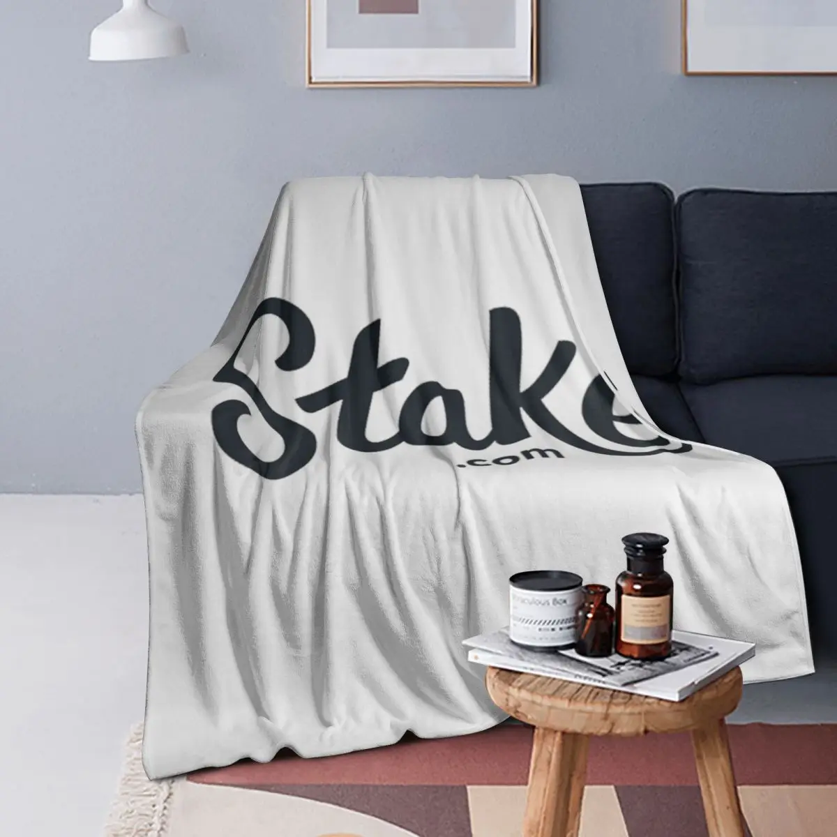 

Stake Crypto Casino Blankets Soft Warm Flannel Throw Blanket Bedding for Bed Living room Picnic Travel Home Sofa