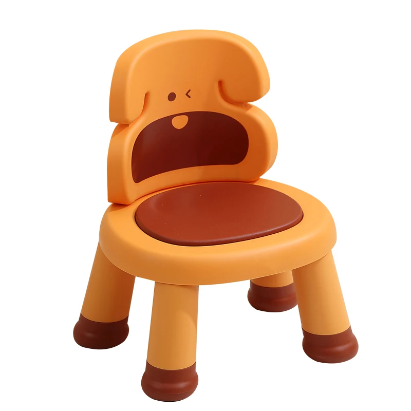 

Children's eating chair cartoon non-slip children's fun fart backrest chair children call chair plastic stool