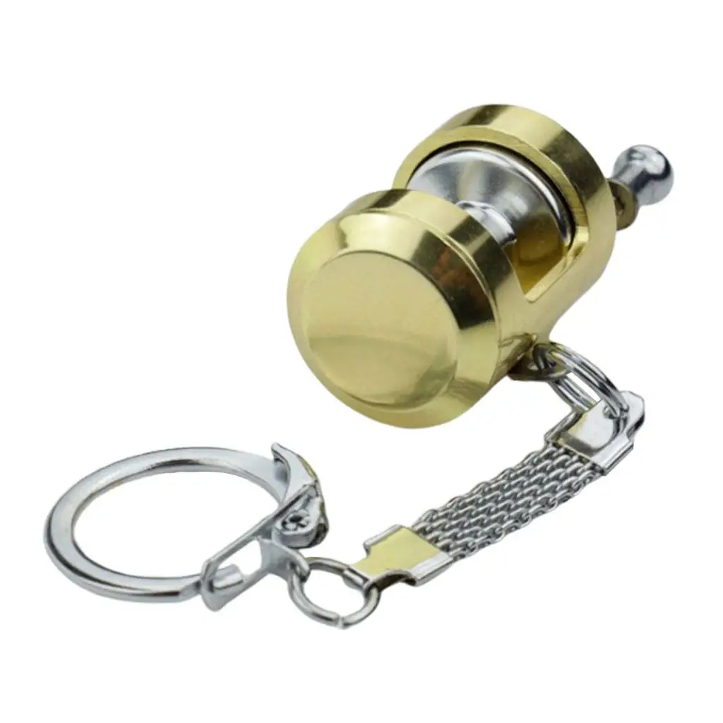 Aluminum Trolling Reel Drum Wheel Character Key Chain Keychain Keychain