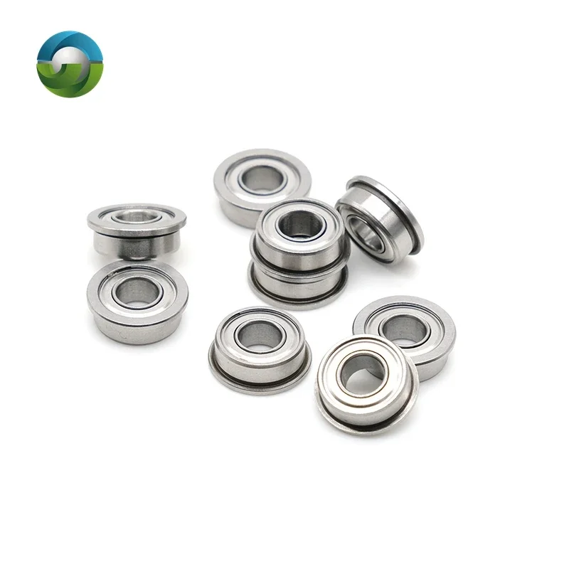 10PCS F698ZZ Bearing ABEC-7  8*19*6 mm Flanged F698Z Ball Bearings F698 ZZ F619/8ZZ