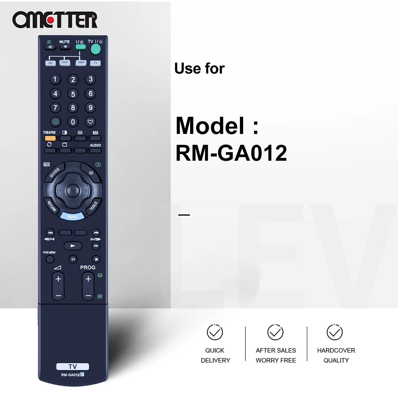 Nouvelle télécommande RM-GA012 adaptée à Sony TV, KLV-52Z450A KLV-46Z450A KLV-40Z450A