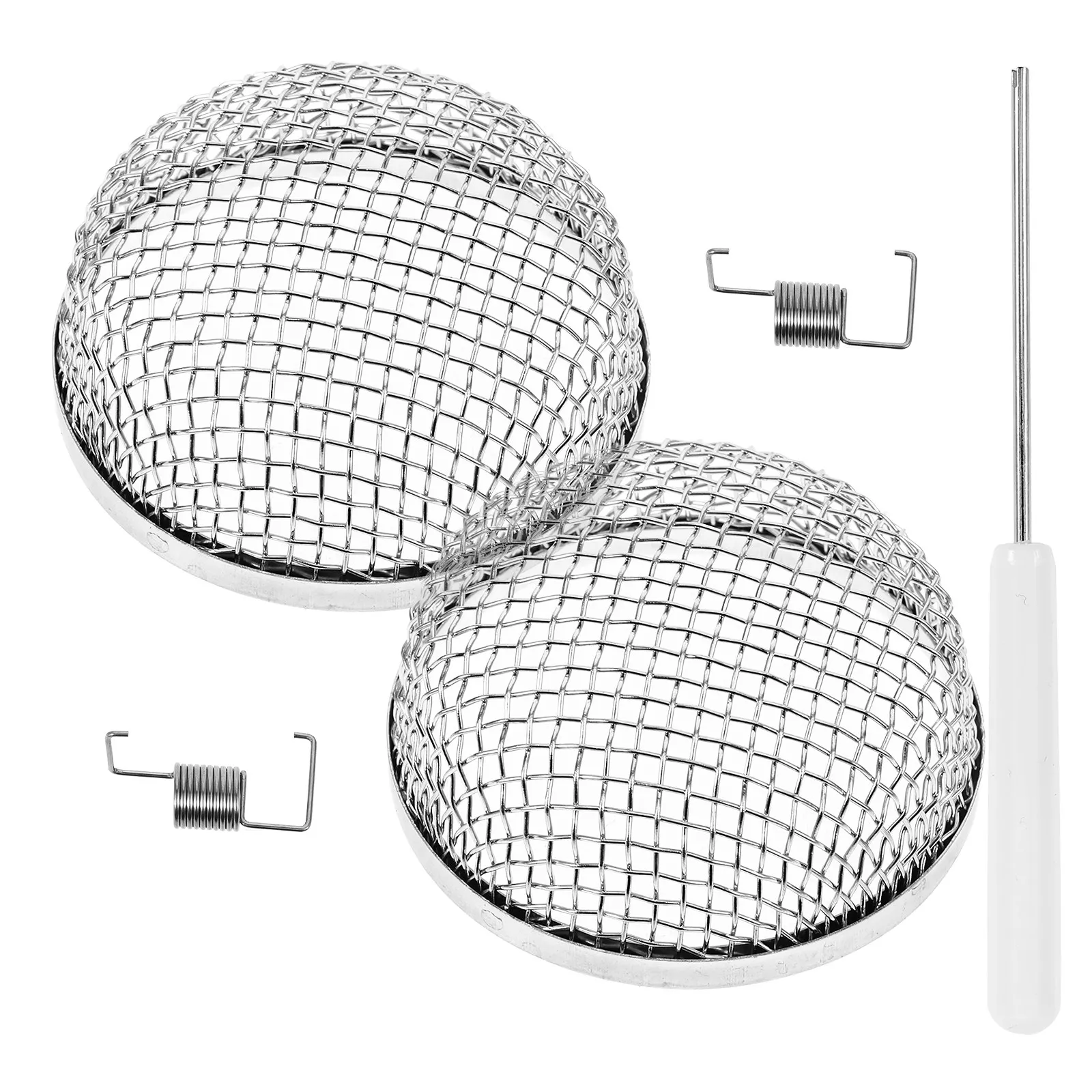 

2Pcs Rv Vent Cover Heavy Duty Stainless Steel Ventilation Screen Protector for Camper Rv Interior Exterior Use Insect Free