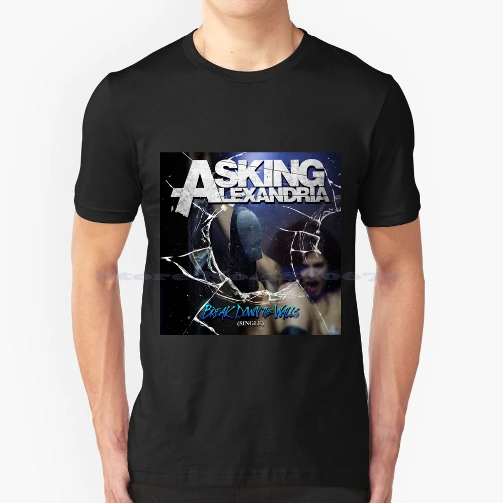 Asking Alexandria Break Down The Walls T Shirt 100% Cotton Tee Asking Alexandria Band Logo Asking Alexandria Logo Asking