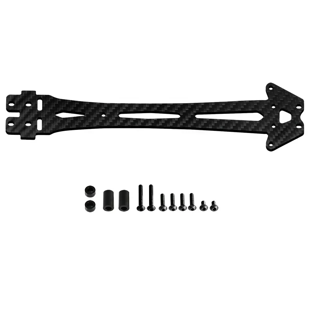 Carbon Fiber Second Floor Board Plate for Tamiya TT01 TT-01 1/10 RC Car Upgrade Parts Accessories