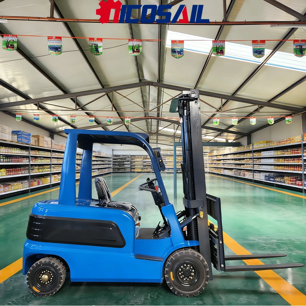Electric Forklift Truck CE Certified Mini Compact Lift Truck Durable Structure for Logistics Warehouse