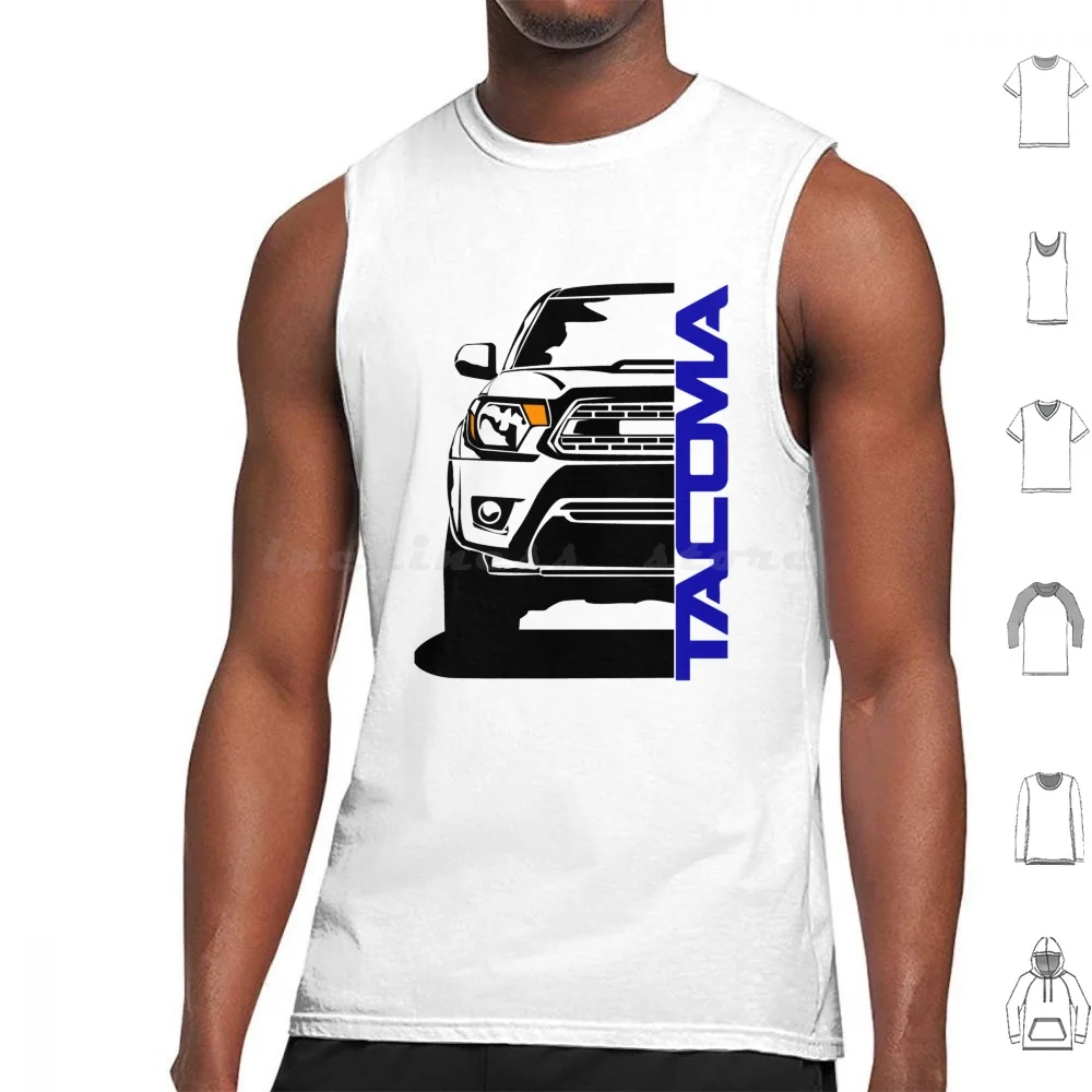 Tacoma Tank Tops Print Cotton Tacoma Truck 4X4 Trd Off Road Tundra Tacoma 4Runner Offroad Yota Truck Land Cruiser 4Wd