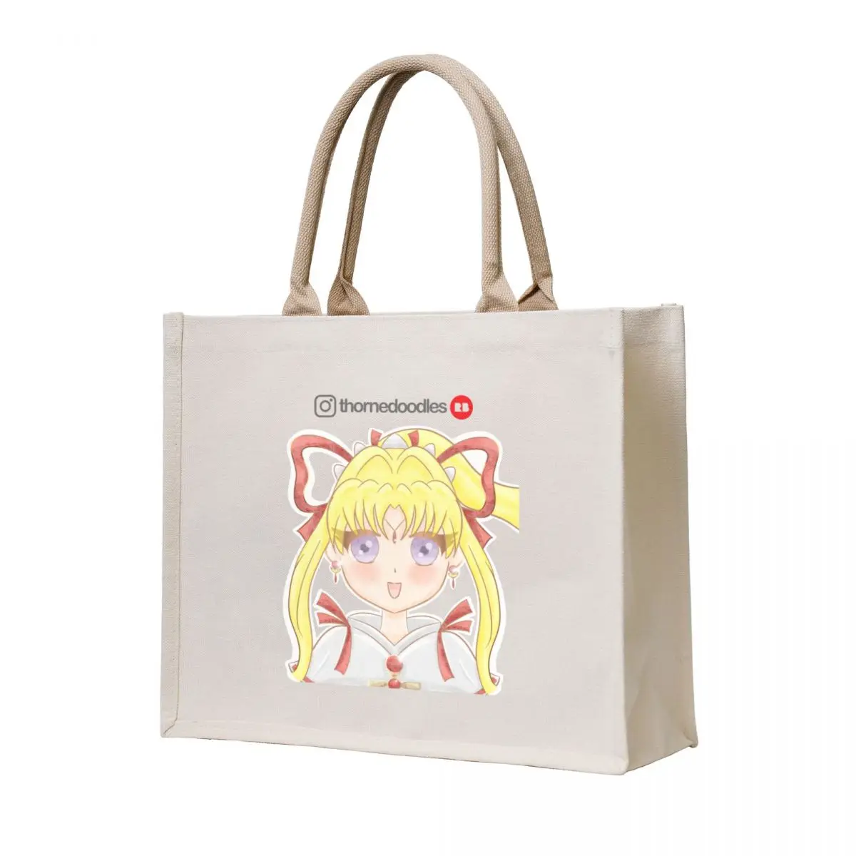 

Jeanne Thornedoodles Tote Bag tote bag university Fabric bag free delivery bags