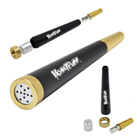 Removable Metal Cone Herb Smoking Pipe with Activated Carbon Filter Mouth Tips Dry Burning Tobacco Pipes Smoking Accessories