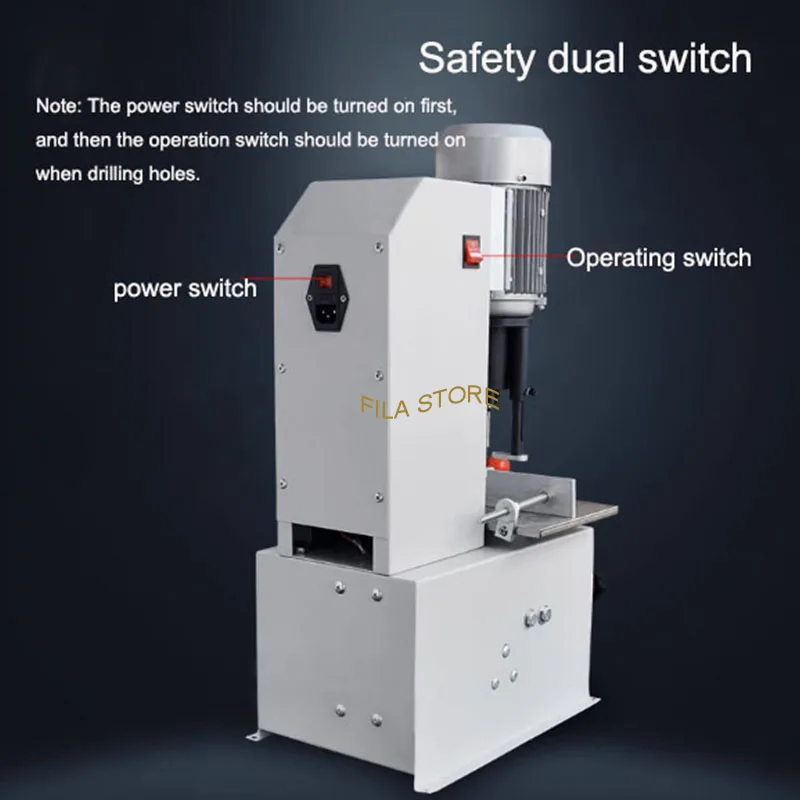 آلة حفر الورق الكهربائية 220 فولت ثقب حفر واحد لملصقات الورق القائمة إيصالات آلة ثقب الورق الكهربائية
