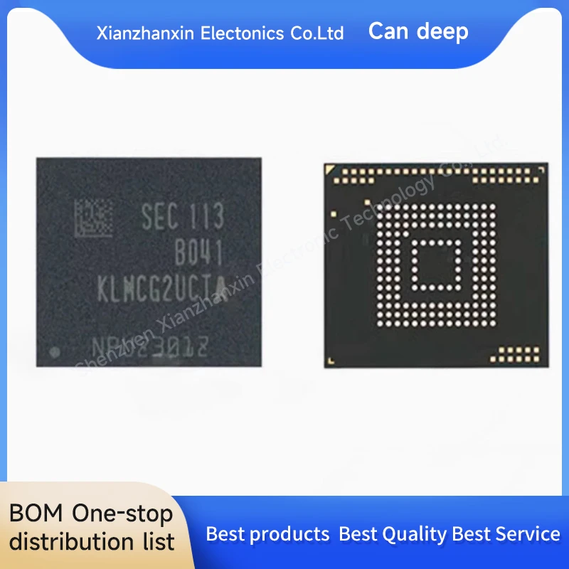 1pcs/lot KLMCG2UCTA-B041 KLMCG2UCTA EMMC 5.1 version 64G BGA153 memory chip