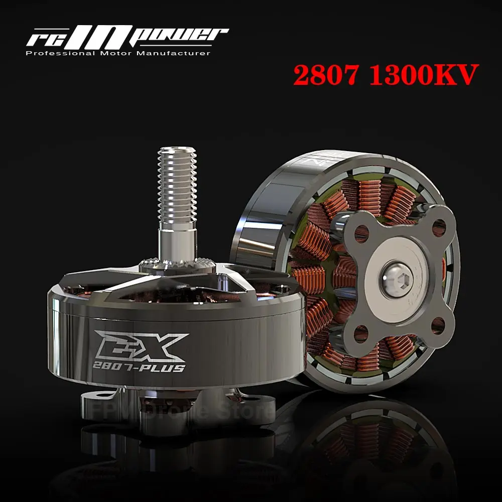 

RCINPOWER EX2807 2807 1300KV 4-6S Lipo Brushless Motor for 6-7Inch Large load RC FPV Drone