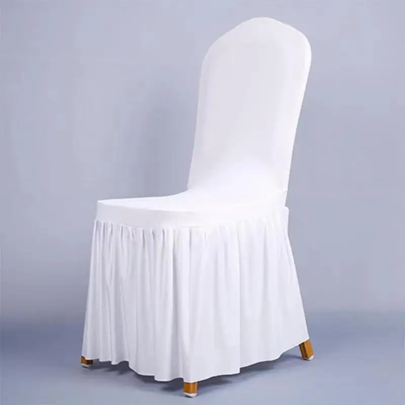 Wholesale Wedding Chair Cover Spandex Slip Cover Stretch  Banquet Party Reataurant Banquet Hotel Dining Chair Covers Solid Color