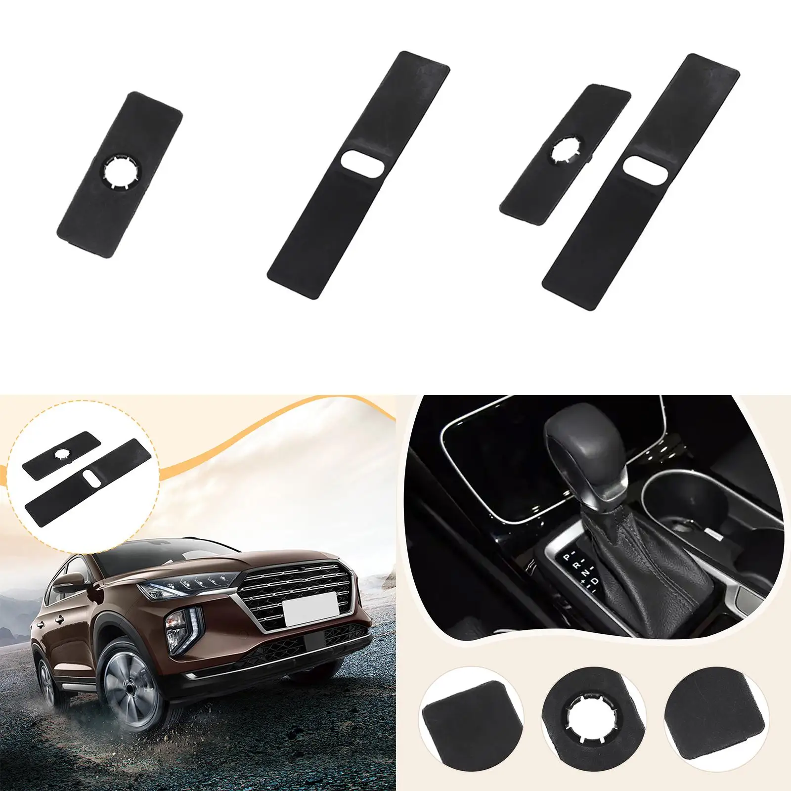 

Shift Lever Dust Cover Set Professional for Tucson 2005 to 2009 Sturdy