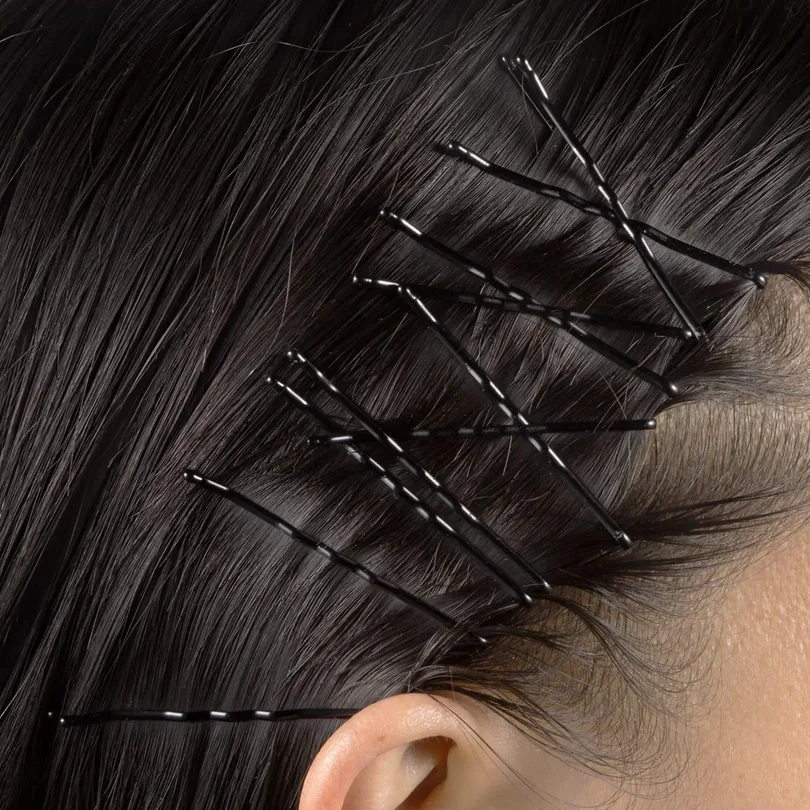 150/50PCS Schwarz Haarnadeln Für Frauen Haar Clip Dame Bobby Pins Unsichtbare Welle Hairgrip Haarspange Haarspange haar Clips Zubehör – Detail 5