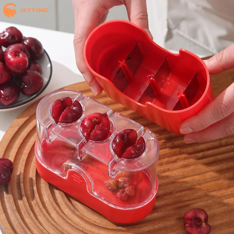 Kitchen Baking - (New) 1Pcs Multi Slot Cherry Pitter