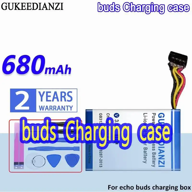 

Earphone Battery 680Mah Stable For Echo Buds ST31 Bluetooth Charging Box