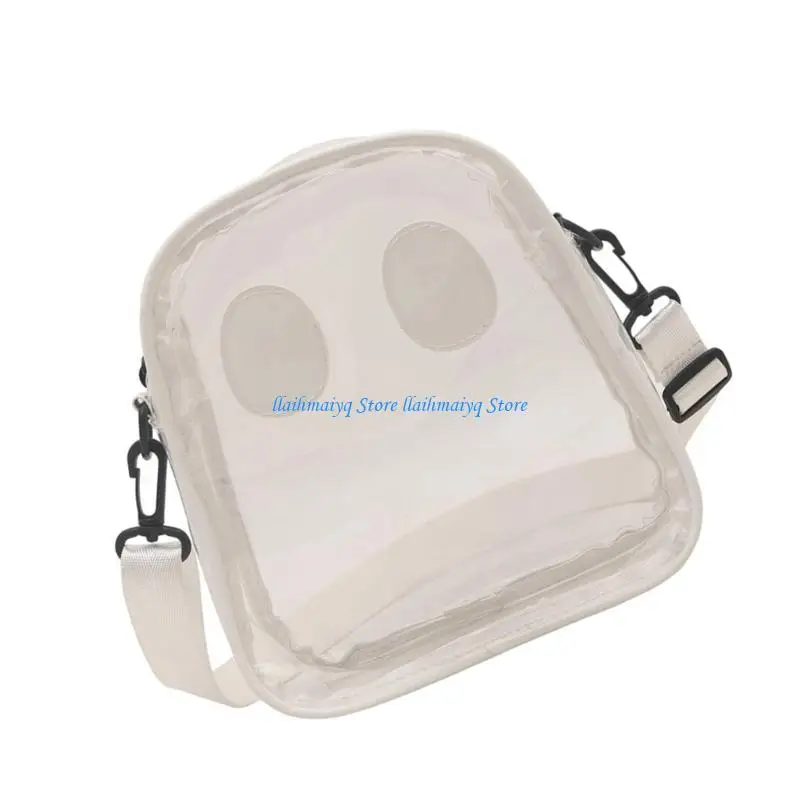 573B Waterproof Skull Mini Shoulder Bag Compact Design For Phone Wallet Organization