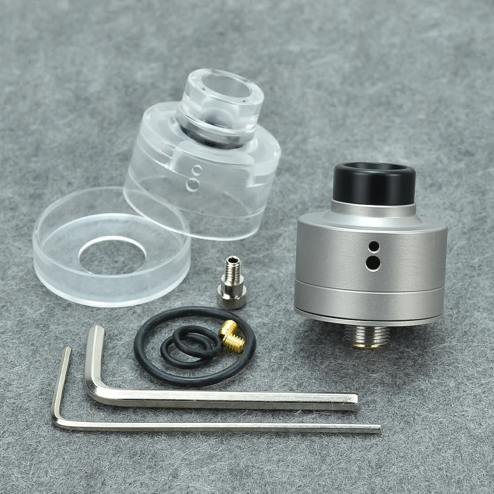 

Испаритель wolfcoolvape Haku Venna RDA 316SS 22 мм с одной катушкой MTL Squonk BF PIN, восстанавливающий капельный бак