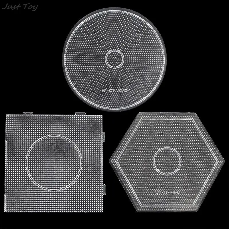 7 Arten 2,6mm Perlen-Platten für Hama-Perlen, Lernspielzeug, Puzzle, Schmelzperlen-Bastelset, DIY-Schablonen – Detail 3
