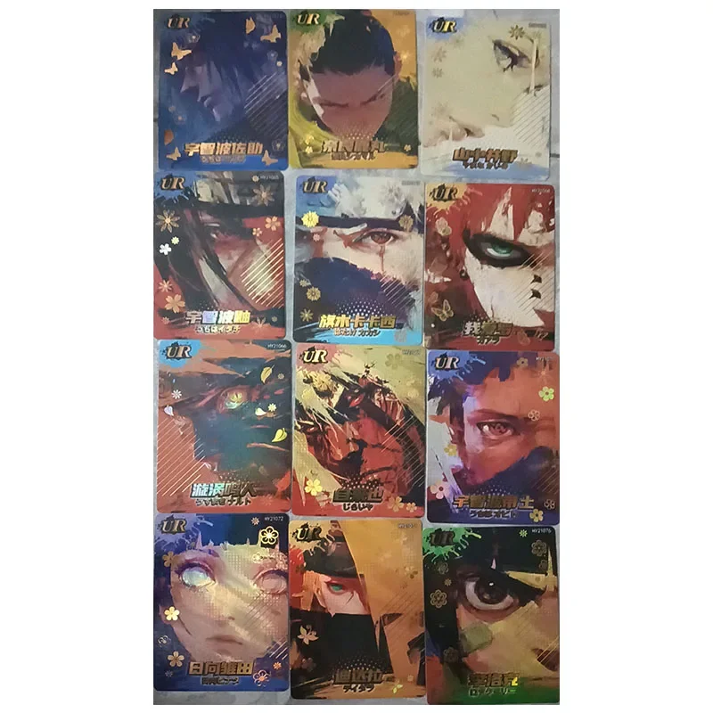 Anime Dinosaur NARUTO SSP SP CP PR UR Collectible Cards Yamanaka Ino Uchiha Itachi Gaara Deidara Toys for man Birthday Present