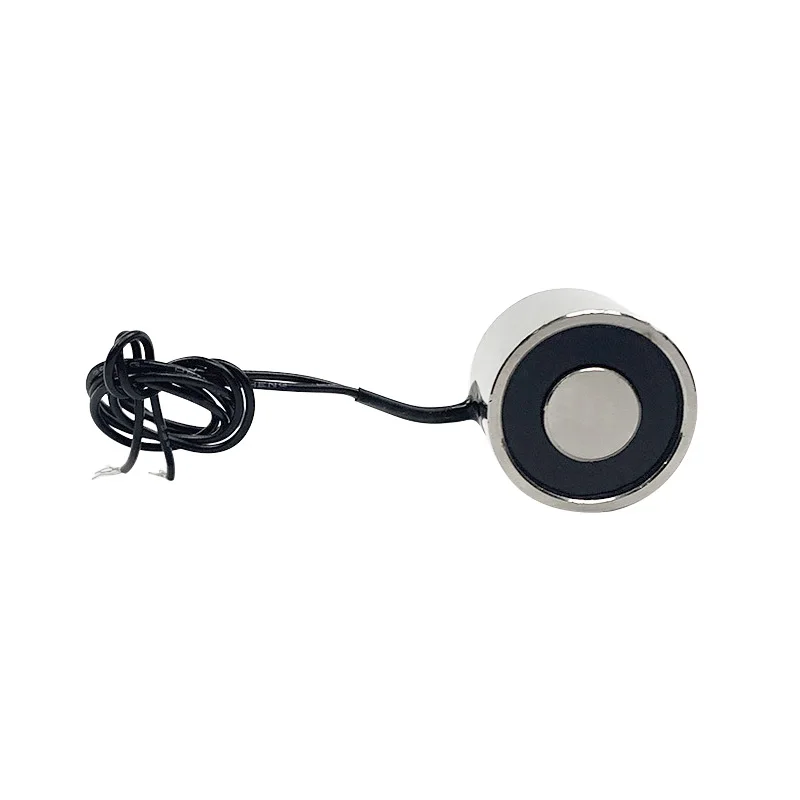 Holding Electric Magnet Lifting P30/25 Lifting 15Kg 150N Sucker DC 5V 6V 12V 24V Solenoid Electromagnet image 2
