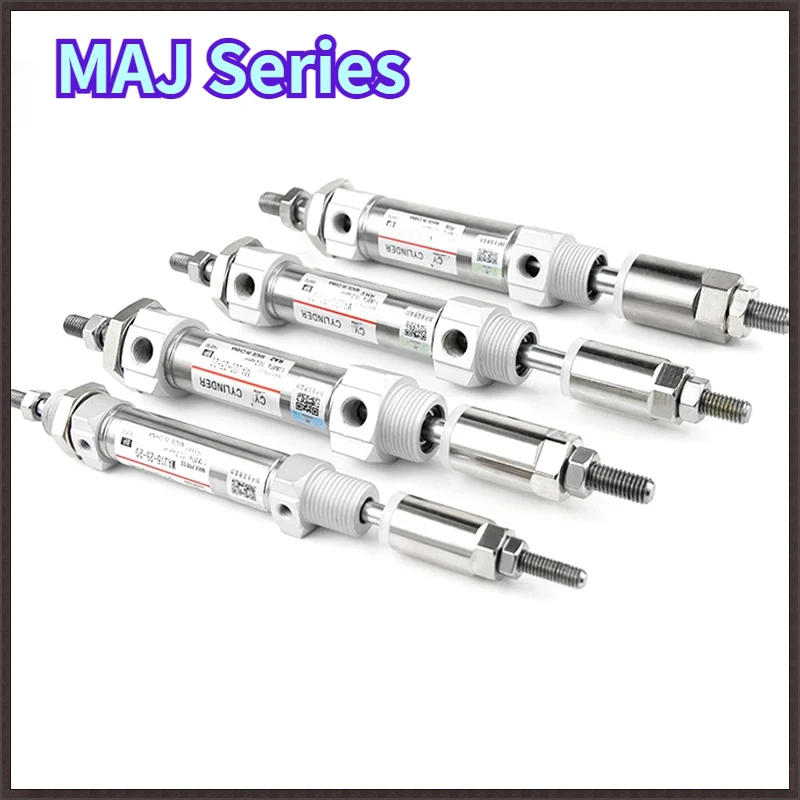 

MAJ Series Pneumatic Cylingder Stainless Steel Stroke Adjustable Mini Cylinder MAJ16/20/25/32/40X25X50X75X100-25-50S