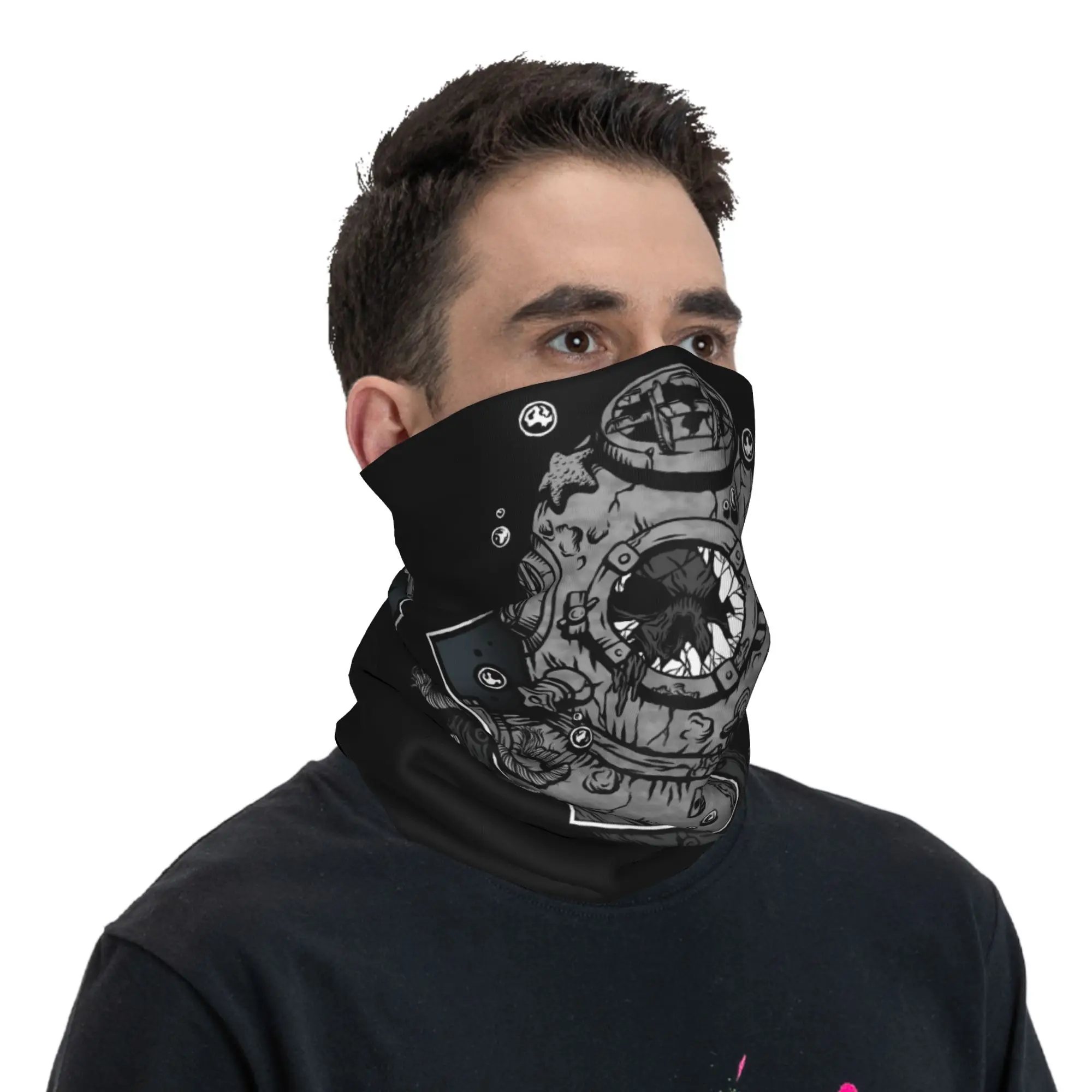 ผ้าคลุมหน้าแบบสกูบาไดวิ่ง ลายหัวกะโหลก สำหรับเล่นสกี ล่าสัตว์ ผู้ชาย ผู้หญิง ผ้าพันคอ ผ้าคลุมศีรษะ ผ้าคลุมหน้าแบบอคคัลท์ ผ้าคลุมหน้าแบบดำน้ำ ผ้าคลุมหน้าแบบกันหนาว