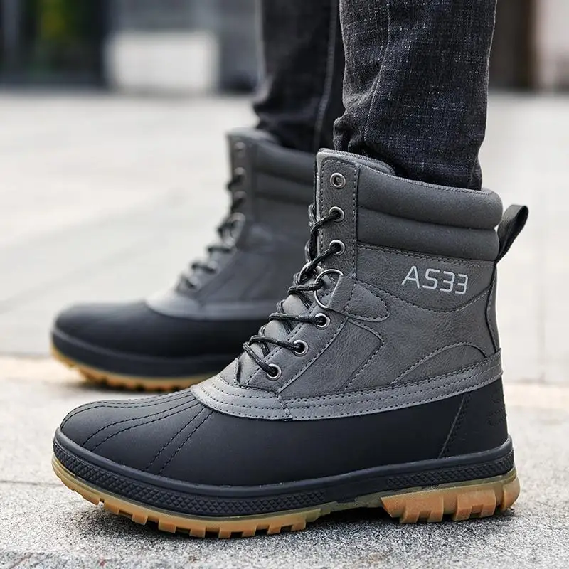 Men's Desert Training Boots High Cut Hiking Boots Heavy Duty Desert Boots Outdoor Shoes Size 39-47