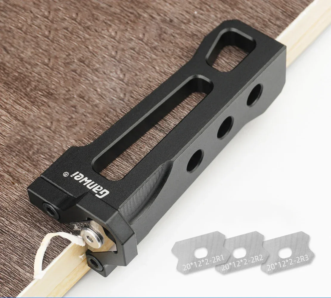 Manual Planer for Woodworking - Edge Banding, Arc Trimming, Chamfering, Filleting, and Board Deburring Tool