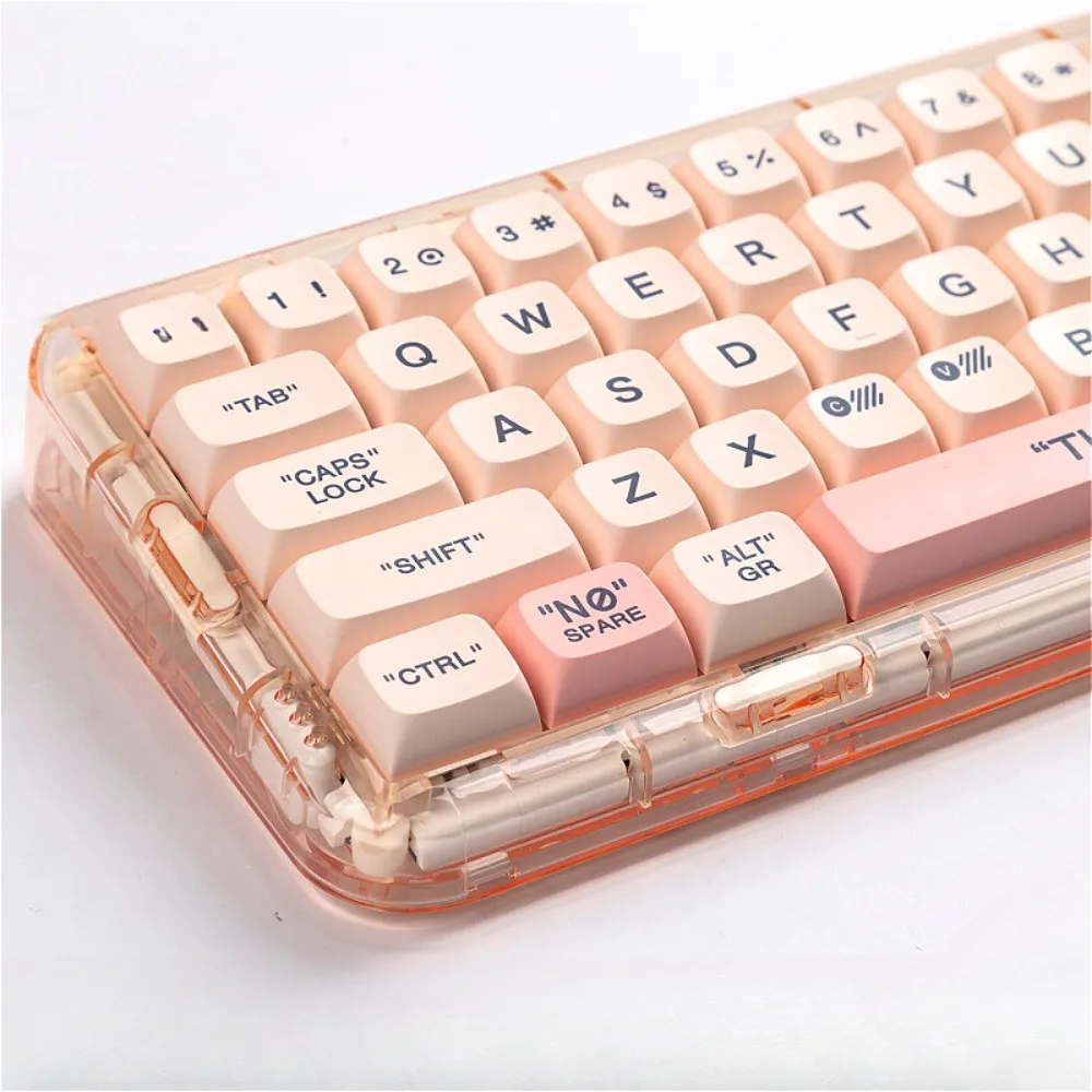 

140 XDA Height, Powder Plastic, Keycap PBT for Mx Cherry Gateron Switch Mechanical Keyboard Kit