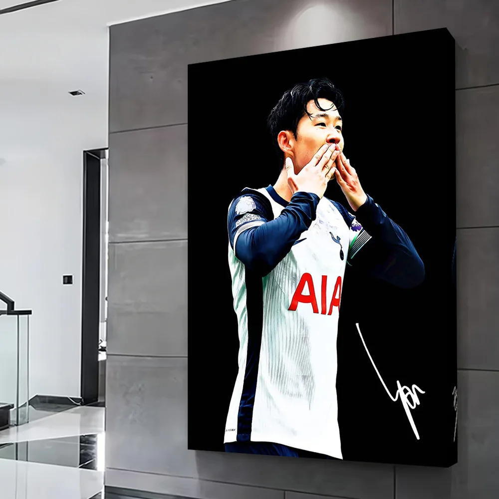 Son Heung-min Soccer Celebration Printing Poster Customizable Pictures Wall Art Canvas Painting for Room Decorations Home Decor