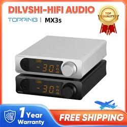 TOPPING MX3s MINI DAC Headphone Amplifier Bluetooth Power Amplifier AK4377 Decoding Digital DAC USB Optical Coaxial Subwoofer2.1