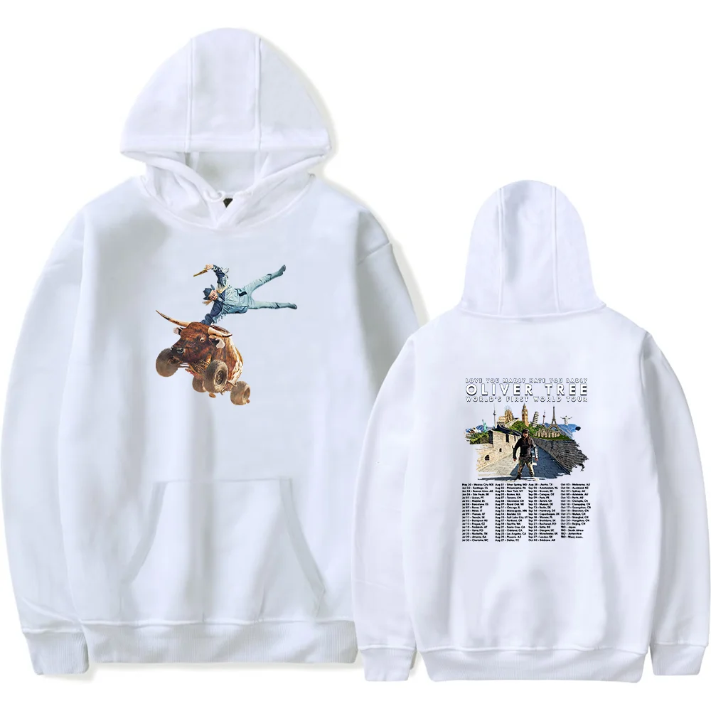 Oliver Tree Love You Madly Hate You Badly Tour Hoodie Unisex Fashion Casual Long Sleeve Sweatshirt