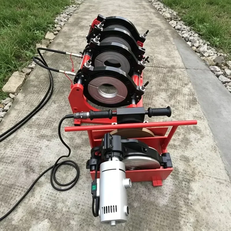 CE Certification High Efficiency 220°C Pipe Connection Welding Machine Hot Melt Welder Machine for Plastic PE Polyethylene