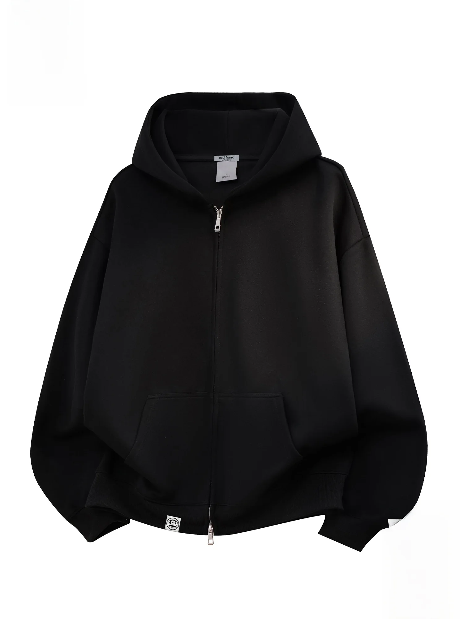 

PaulFrank Loose Fit Long Sve Hoodie Men's Winter Faion Casual Monkey Face Open Cardigan Coat Cotton Polyester Blend