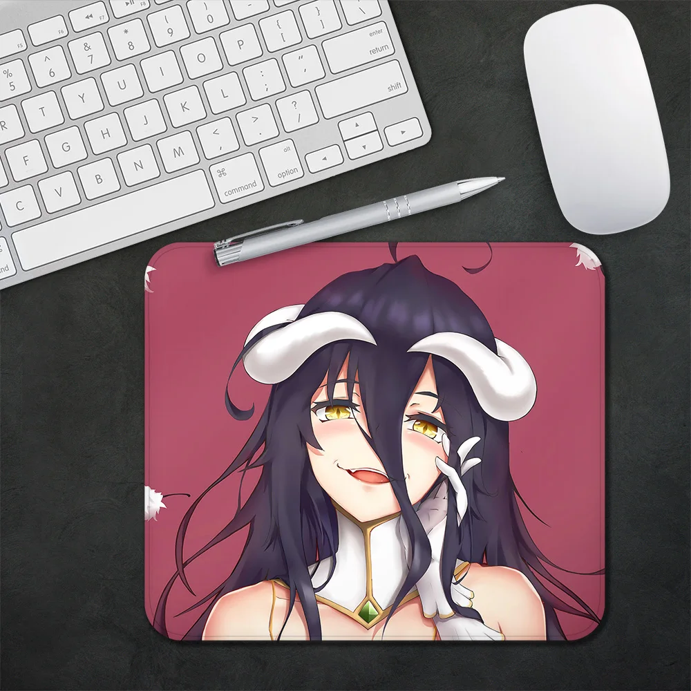 Anime A-Albedo Overlords Gaming Mouse Pad XS Small Mousepad For PC Gamer Desktop Decoration Office Mouse Mat Deskmat Rug