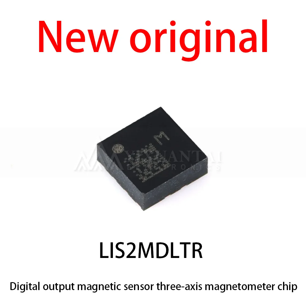 10-100Pcs/Lot New original LIS2MDLTR LGA-12 digital output magnetic sensor three-axis magnetometer chip ﻿