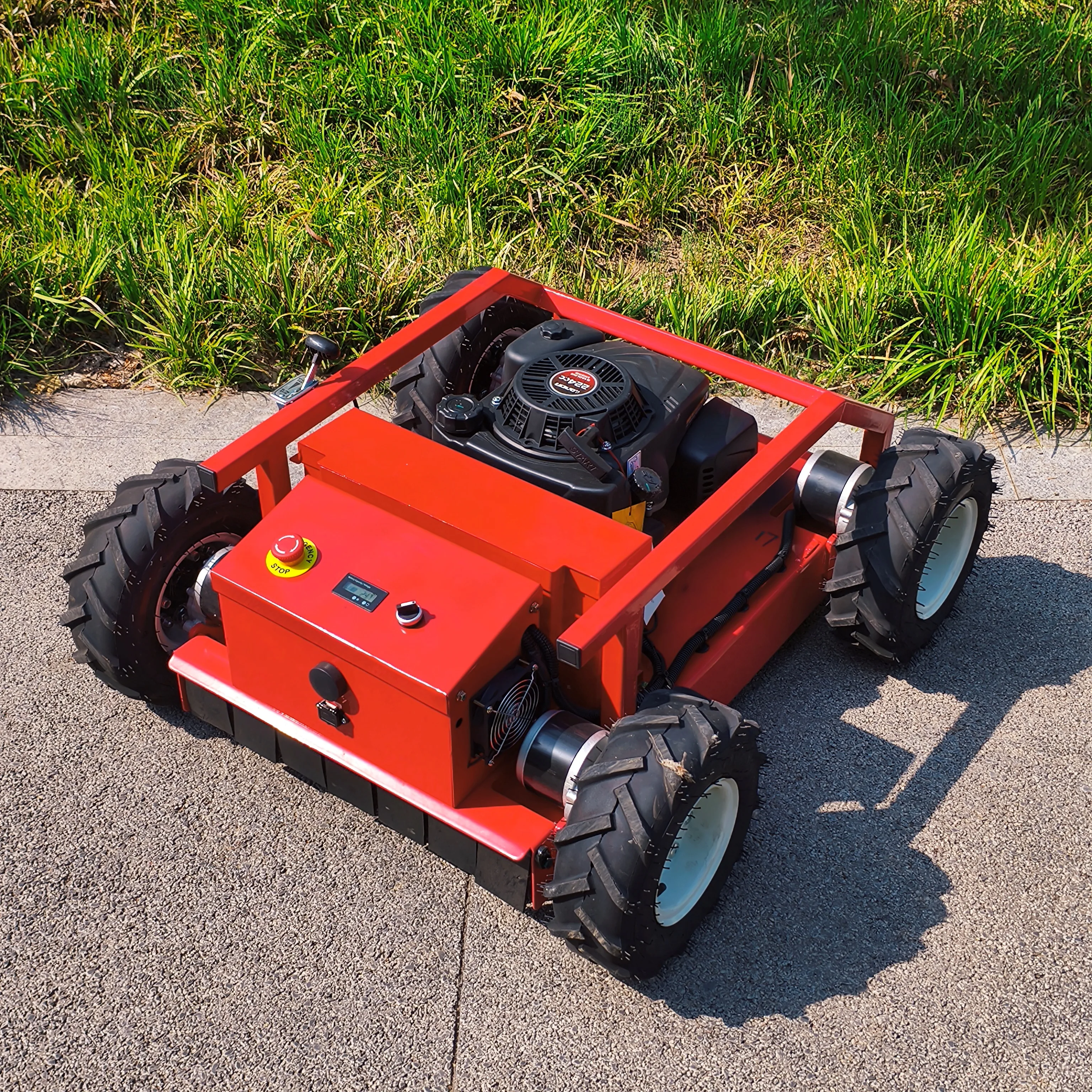 

Ergonomic lawn mowers self propelled gas CE/EU5/EPA 1500 ㎡/h 5KM/H 45° Support customization Made in China Compact body