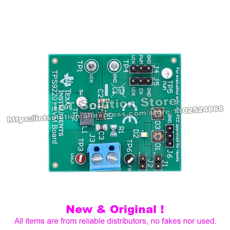TPS92201AEVM TPS92201 evaluation module for 1-A to 1.5-A high efficiency synchronous buck LED driver