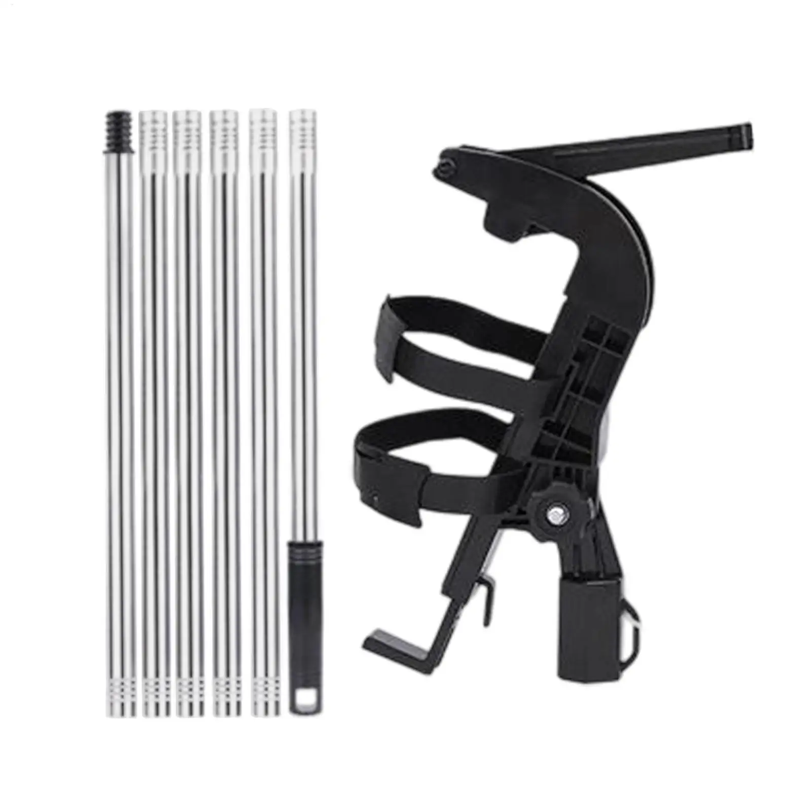 Paint Extension Pole Telescopic Wand Powder Duster Connector Accessories Adjustable Spray Pole Adapter for Indoor Painting