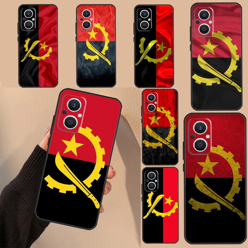 Angola flag Case For OPPO Reno 4Z 5Z 2Z 8T 4 5 6 7 8 Lite OPPO Find X2 X3 Lite Neo X6 X5 Pro Back Cover