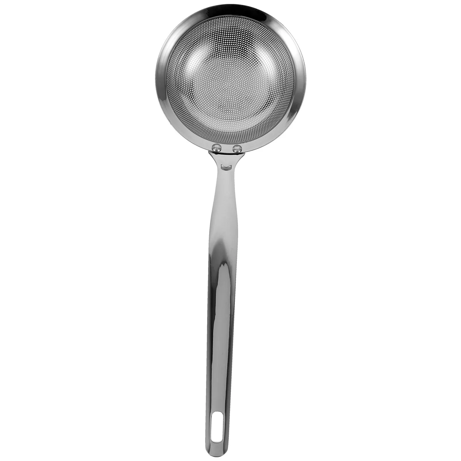 

Oil Residue Strainer Spoon Stainless Steel Fine Mesh Skimmer Ladle For Hot Pot Noodles Frying Soup Separation Kitchen Tool