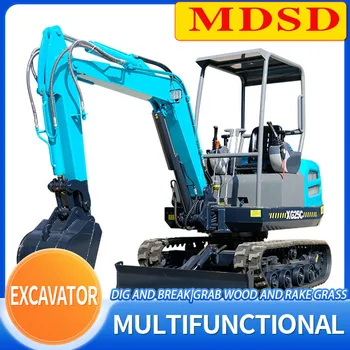 يتم تجهيز الحفارة الصغيرة بسعة 1.8 طن بمحرك كوبوتا. يتميز بت...