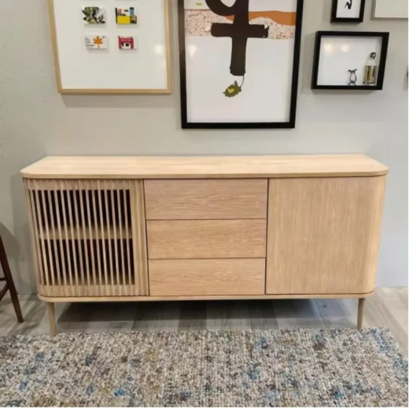Modern Luxury Wooden Cupboard with Drawers Storage Multifunctional Furniture Home Living Room Kitchen Hotel
