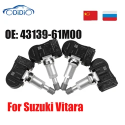 Tire Pressure Sensors 433 MHZ TPMS 43139-61M00 4313961M00 43130-61M00 For Suzuki Vitara SX4 S-Cross Ignis Baleno Swift Jimmy