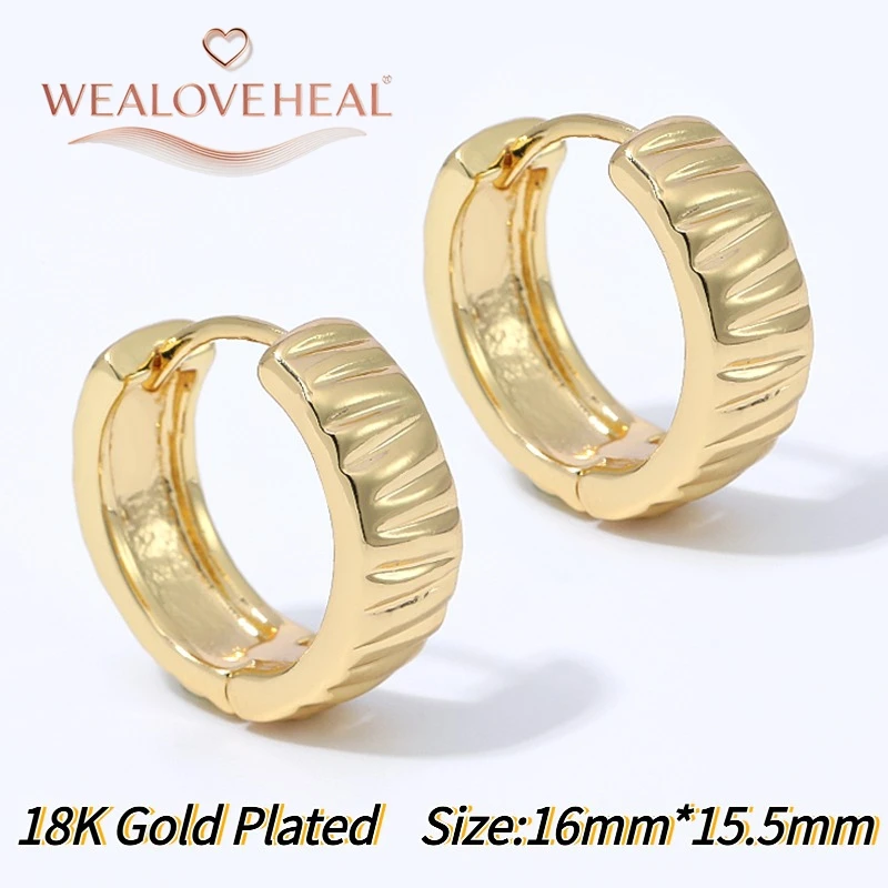 18K vergoldete Messing-Mobius-Creolen, geometrische Twist-Huggie-Ohrringe für Damen, Instagram-Stil, Alltagsschmuck, Party-Schmuck, Geschenk – Detail 31
